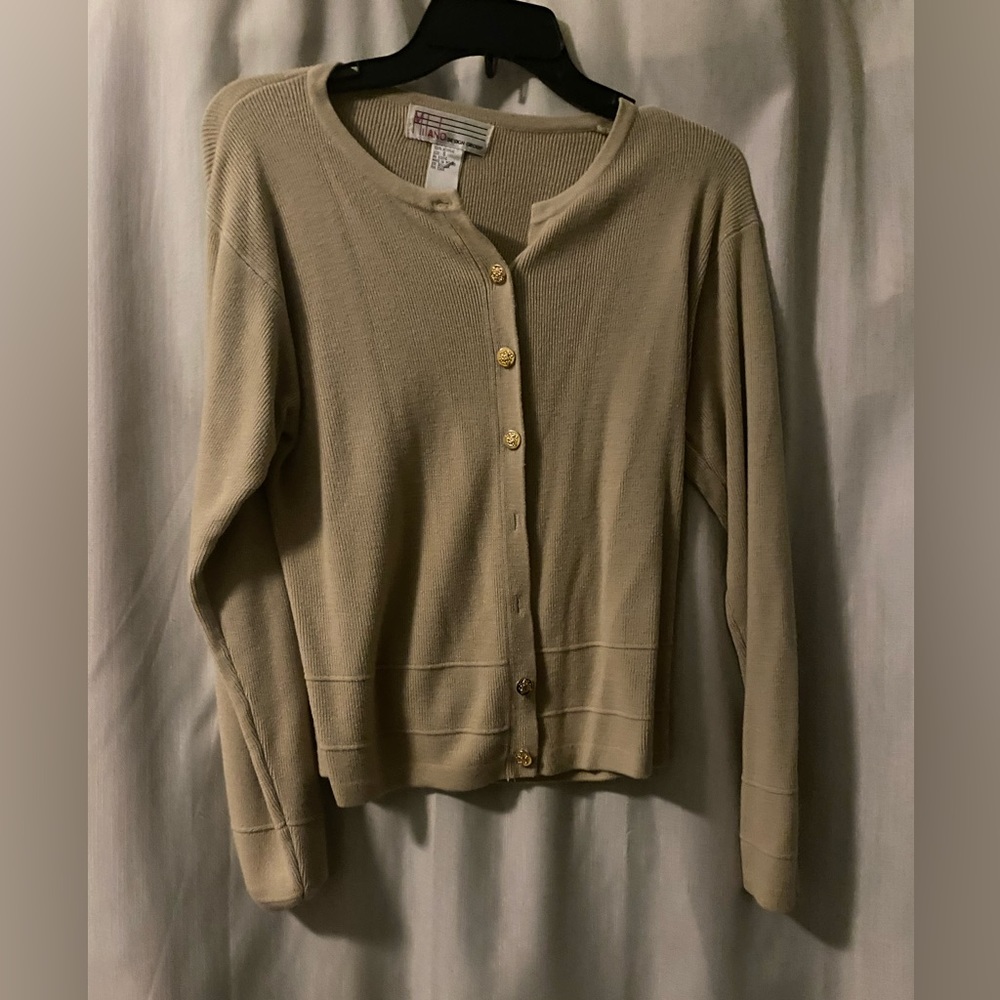 Beige Milano Design Group Cardigan